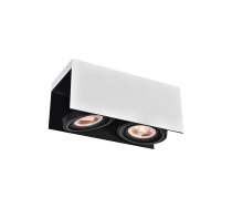Griestu gaismeklis Verso,4250,AC220-240V, 50/60 Hz, IP 20,2*GU10, ES111, divkāršs, balts/melns