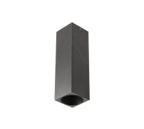 Griestu gaismeklis VIRGO, GU10, 57x57x152 mm, IP20, maks. 20 W, kvadrātveida, melns