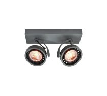 Griestu gaismeklis Wally,4304,AC220-240V, 50/60 Hz, IP 20,2*Gu10,ES111, divkāršs, grafīts