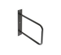 Plauktu atbalsts BELT, 22x23 cm, melns matēts