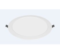 G-TECH LED gaismeklis FABRO, 12 W, 1200 lm, 4000K, AC220-240V, IP40, iebūvējamais, apaļš, balts