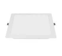 G-TECH LED gaismeklis FABRO, 18 W, 1800 lm, 4000K, AC220-240V, IP40, iebūvējamais, kvadrātveida, balts
