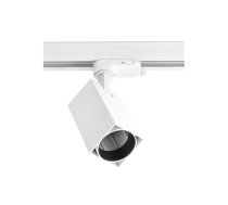 Sliedžu gaismeklis LIMA, GU10, maks. 20 W, AC220-240V, IP20, kvadrātveida, balts