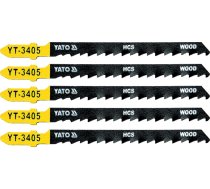 Figūrzāģa asmeņi 5 gab. 6 TPI / 4 mm (kokam) (YT-3405)