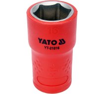 Izolēta galviņa 16 mm, 3/8" VDE (YT-21016)