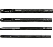 Caurumsitēju komplekts ādai | 2/3/4/5 mm | 4 gab. (YT-35880)