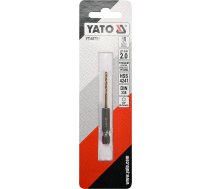 Metāla urbis ar Hex 6.3 mm (1/4") galu HSS-TiN | 2.0 mm (YT-44751)