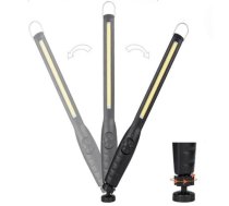 COB-LED darba lampa | īpaši plakana tipa | daudz pozīciju | USB + 220V barošanas bloks (CSW580)