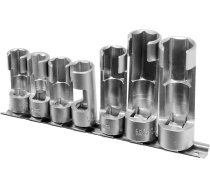 Specializēto galviņu komplekts ar izgriezumu | 10 mm (3/8") | 10 - 19 mm | 6 gab. (YT-17508)