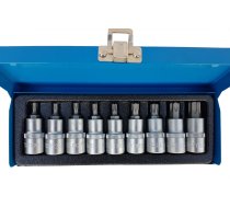 Ipresētu uzgaļu komplekts | 12.5 mm (1/2") | T-Star (Torx) T20 - T60 | 9 gab. (KR122009B)