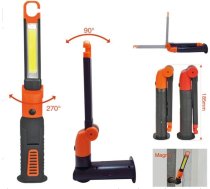 Akumulatora darba lampa | 3W COB LED | USB | 220LM | elastīga 90° / 270° (FD-ST10R)