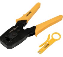 Knaibles telefona un interneta kabeļu uzgaļu saspiešanai | RJ45 RJ10 RJ11 (45504)