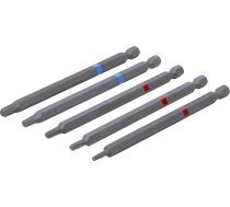 Uzgaļu komplekts | 6,3 mm (1/4") | hex sešstūris, T-Star (Torx) | 110 mm | 5 gab. (4836)