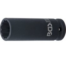 Galviņa gara, trieciena, plānsienu, 12 kaktu | 12,5 mm (1/2") | 21 mm (5353)