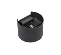 Missouri-O gaismeklis, LED, 7W, 540lm, CCT, AC220-240V, IP54, apaļš, melns