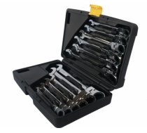 Tarkšķatslēgu komplekts ar grozāmu galvu 8-19 mm. 12 gab. "Stahlberg" (3102401N-12PC)