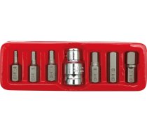 Uzgaļu komplekts 7 daļas, HEX 30 mm garš (66710)