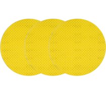 Slīpēšanas disks perforēts | velūrs | slīpēšana bez putekļiem | 225 mm / P80 | 3 gab. (YT-84601)