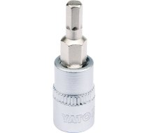 Uzgalis, kas iepresēts galviņā | 6,3 mm (1/4") | sešstūris (HEX) 4 mm (YT-04371)
