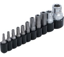 Uzgaļu komplekts | 10 mm (1/4") / 10 mm (3/8") | T-Star ar caurumiem (Torx) | 11 gab. (786)