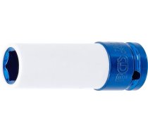 Triecienatslēgas galviņa, gara, plānsienu | ar plastmasas aizsargu | 12,5 mm (1/2") | 17 mm (7201)