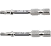 Uzgaļi | 6,3 mm (1/4") | S2 Ni | T-Star (Torx) T20 | 50 mm | 2 gab. (YT-78033)