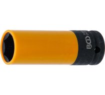 Triecienatslēgas galviņa, garā, plānsienu | ar plastmasas aizsargu | 12,5 mm (1/2") | 19,5 mm (74559)