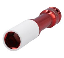 Trieciengalviņa gara plānsienu pagarināta | 150 mm | ar plastmasas aizsargu | 12,7 mm (1/2") | 21 mm (YT-10593)