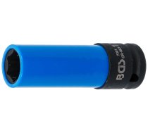 Triecienatslēgas galviņa, gara, plānsienu | ar plastmasas aizsargu | 12,5 mm (1/2") | 17 mm (7301)