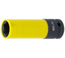 Triecienatslēgas galviņa, gara, plānsienu | ar plastmasas aizsargu | 12,5 mm (1/2") | 19 mm (7302)