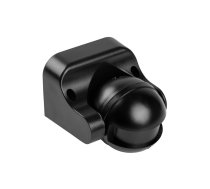 Mikroviļņu kustības sensors CM-1, maks.1200W, AC220-240V, 180° leņķis, 8m diapazons, IP44, melns