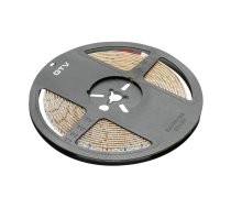 Flash lente 3528, 300 LED silti balta, 24W, ūdensizturīga 8mm, rullis 5m, 12V