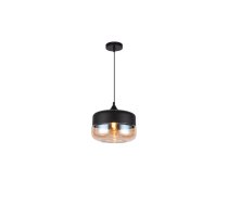 Griestu gaismeklis LENDER 2,8433,AC220-240V,50/60Hz,1*E27, IP20, Diametrs 25 CM,viens, melns