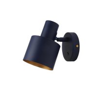 Sienas gaismeklis SELVIA II ar slēdzi, 9515, maks. 250V, 50/60Hz, 1*E14, maks. 25 W, IP20, diam. 10 cm, tumši zils