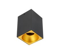 Griestu gaismeklis TENSA, GU10, 90x90x140 mm, IP20, melns