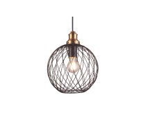 Griestu gaismeklis VIELA 1,6972,AC220-240V,50/60Hz,1*E27, IP20, Diametrs 25 CM, viens, melns
