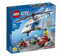 Playset City Police Helicopter Chase Lego 60243