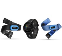 Garmin Forerunner 735XT melns/pelēks ar HRM-Tri un HRM-Swim™ pulsa jostiņām