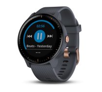 Garmin Vivoactive 3 Music Granīta zils ar rozā zelta akcentiem