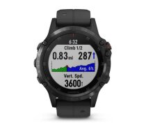 Garmin Fēnix 5 Plus Safīra melns ar melnu siksniņu