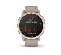 Garmin Fēnix 6S Pro Solar Light Gold with Light Sand Band