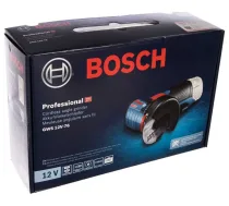Bosch Powertools Bosch GWS 12V-76 Professional angle grinder, 12 Volt (blue/black, without battery and charger) (06019F2000)