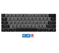 Sharkoon SKILLER SAC20 S4 (black, 62 pieces, ANSI layout (US), for SKILLER SGK50 S4) (4044951037469)