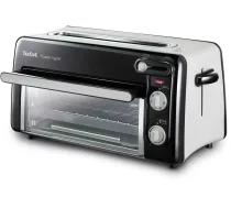 TEFAL TL 6008 Toaster with Mini Oven Toast n Grill, Black/Matt Aluminium (TL6008)