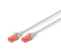 Patch cord U / UTP cat.6 PVC 3m pelēks