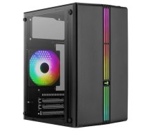 Korpuss Evo Mini RGB USB 3.0 Mini Tower melns