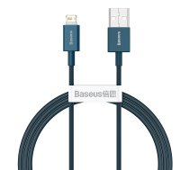 Baseus Superior sērijas kabelis no USB līdz iP 2.4A 1m (zils)