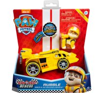 Paw Patrol — gatavs, sacīkstes, glābšanas, Rubbles Race & Go luksusa bāzes transportlīdzeklis, rotaļu transportlīdzeklis