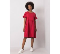 RUE PARIS Burgundijas oversize kleita.