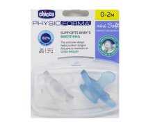Chicco PhysioForma Mini mīksts zils silikona sūklis 0-2 meseses 2 vienības